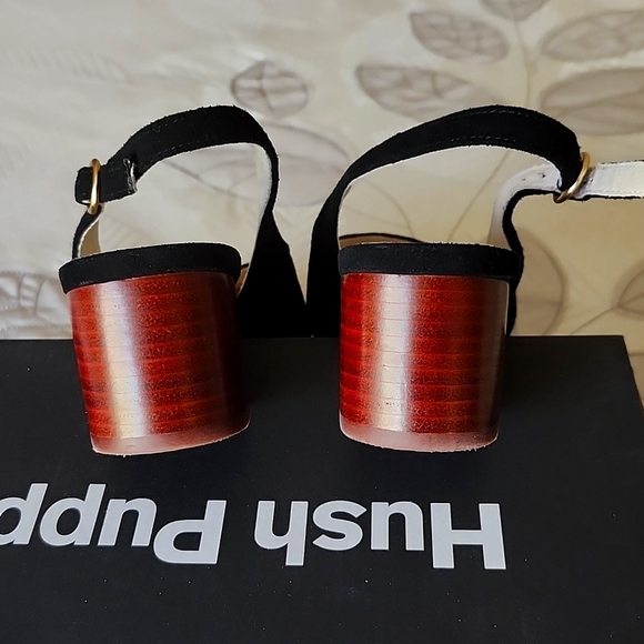 Black Suede Slingbacks - Picture 3 of 4